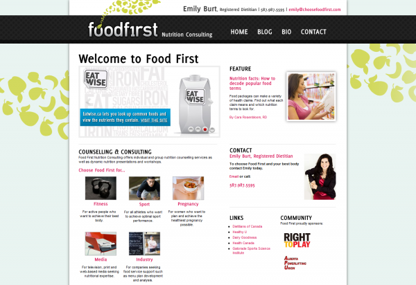 Food First - Home Page