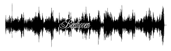 Beethoven Sound Wave - "Sonata in A Major"